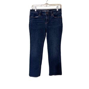 Lands End Womens Petite Bootcut Leg Jeans Fit 2 Size 6 Denim  Cowgirl Western Ro